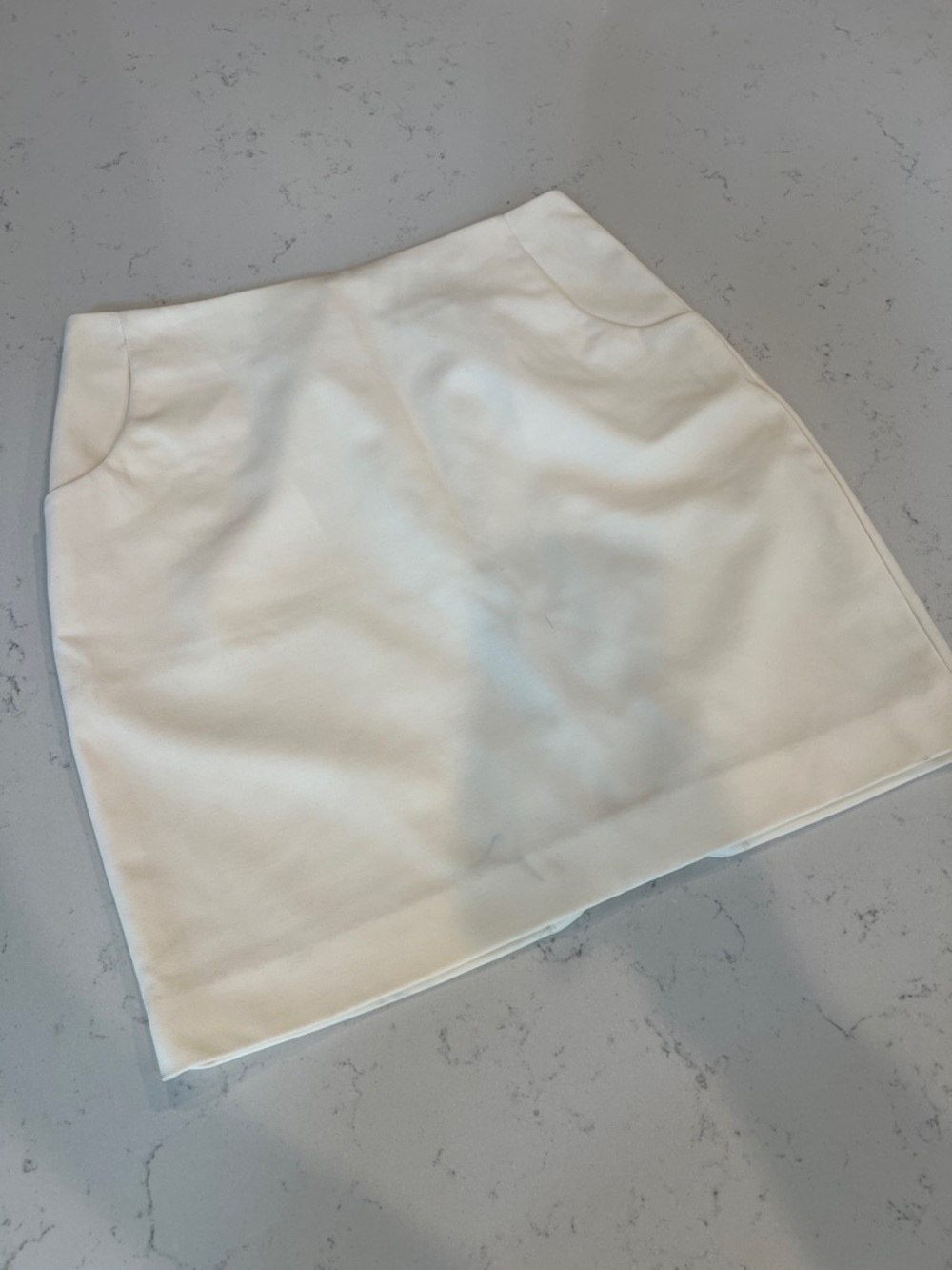 H&M White Mini Skirt